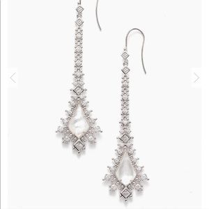 Kendra Scott Reimer Statement Earrings in silver
